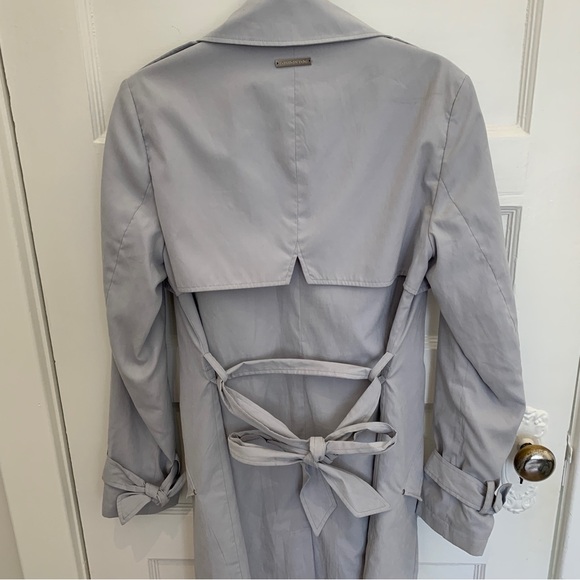 London Fog grey trench, size S - Picture 3 of 16